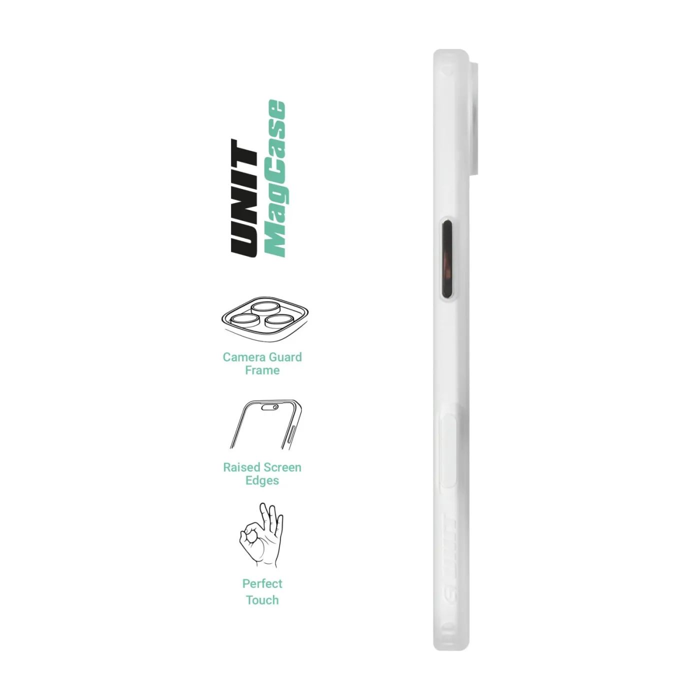 Чохол ArmorStandart Unit MagSafe iPhone 17 Air Matte Clear — фото 3