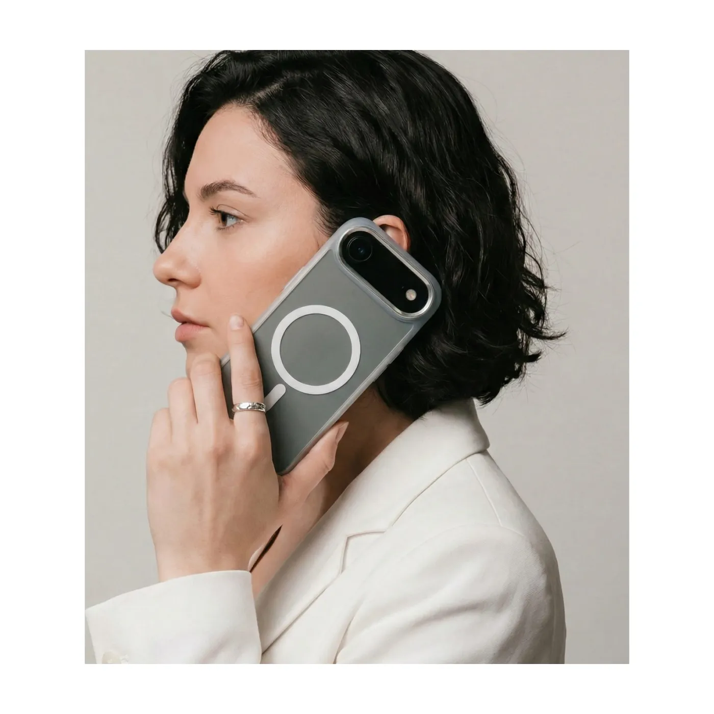 Чохол ArmorStandart Unit MagSafe iPhone 17 Air Matte Clear — фото 5