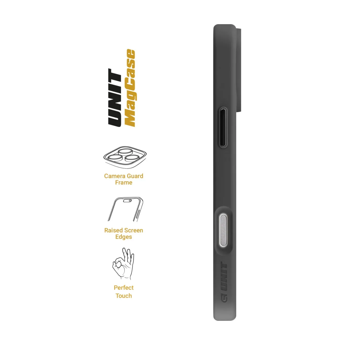 Чохол ArmorStandart Unit MagSafe iPhone 17 Pro Max Black — фото 3
