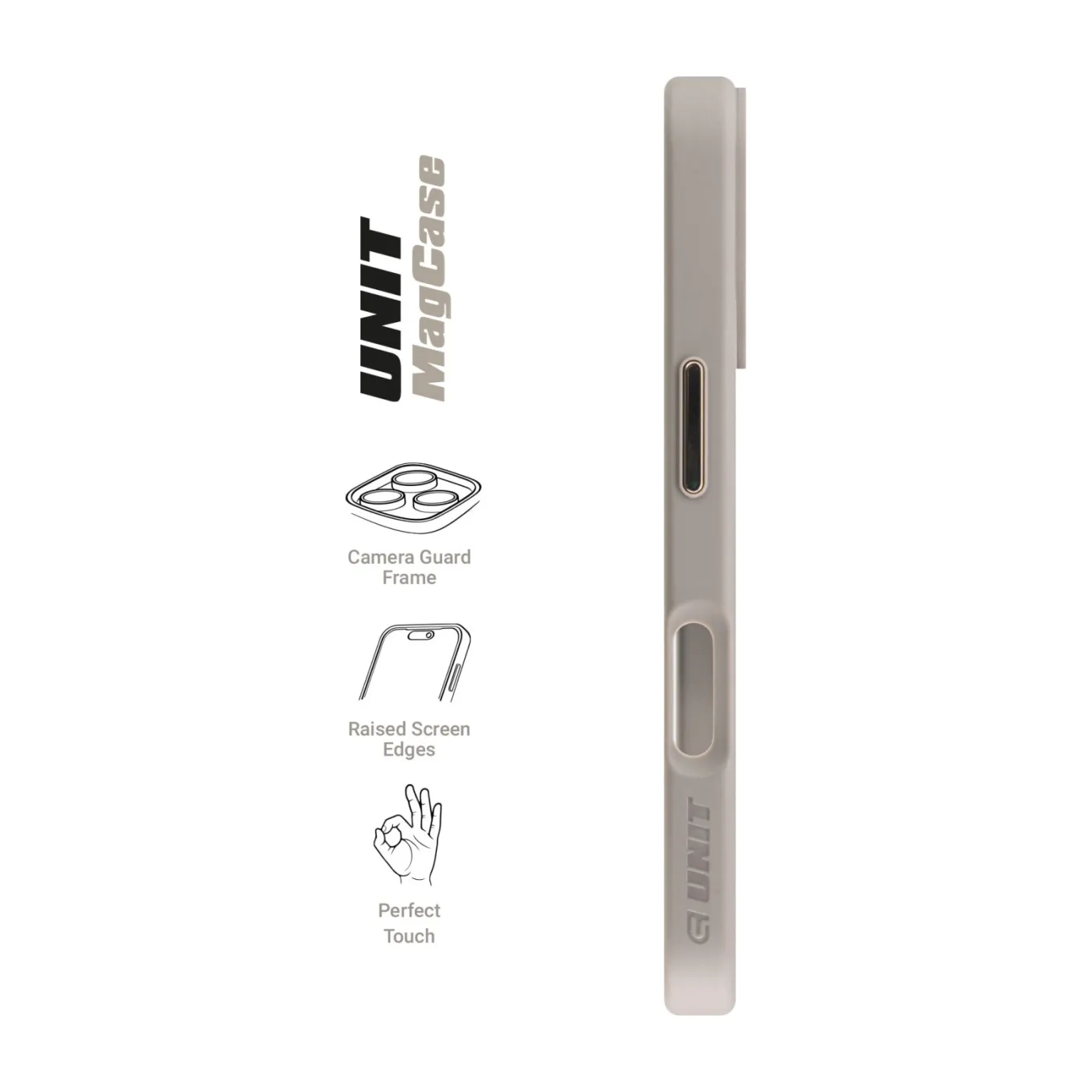 Чохол ArmorStandart Unit MagSafe iPhone 17 Tatanium Grey — фото 3