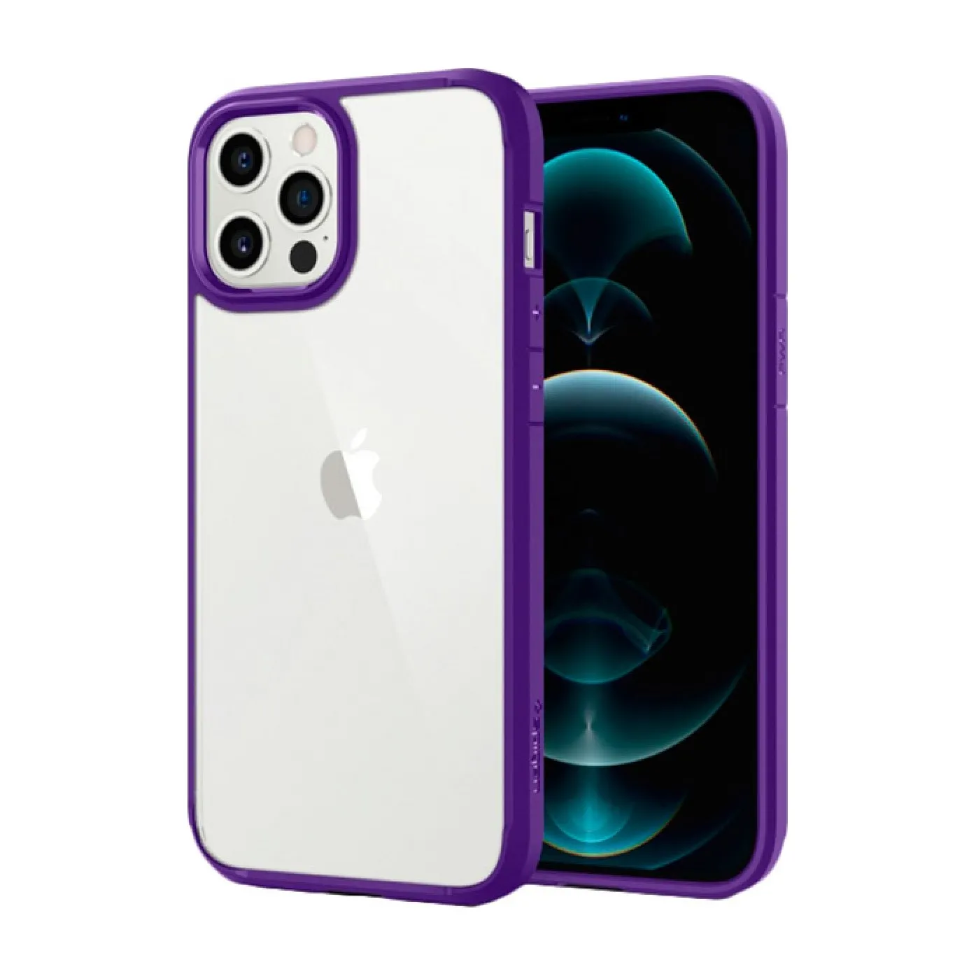 Чохол Spigen 12 Pro Max Crystal Hybrid Hydrangea Purple — фото 2