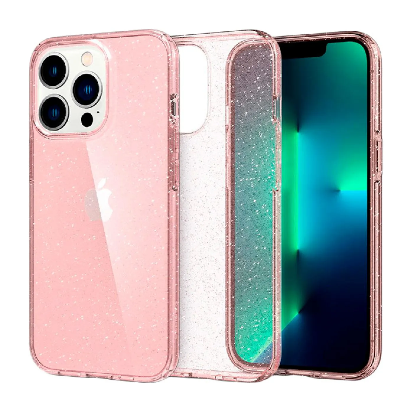 Чохол Spigen 13 Pro Liquid  Crystal Glitter Rose Quartz — фото 5