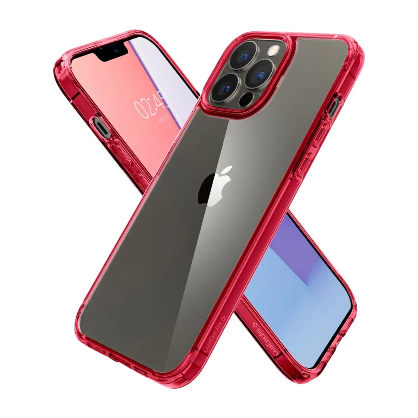 Чохол Spigen 13 Pro Ultra Hybrid Red Crystal — фото 4