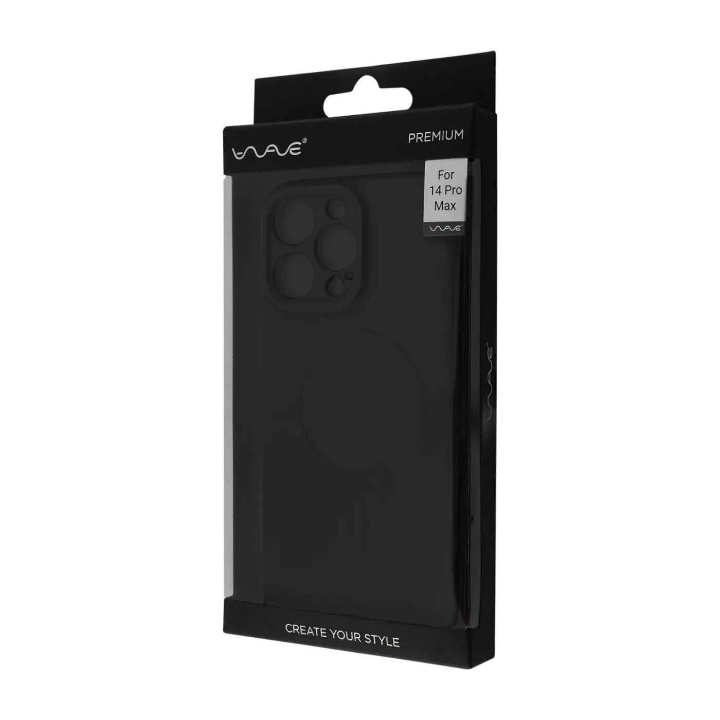Чохол WAVE Colorful Case with Magnetic Ring iPhone 14 Pro Max Black — фото 4