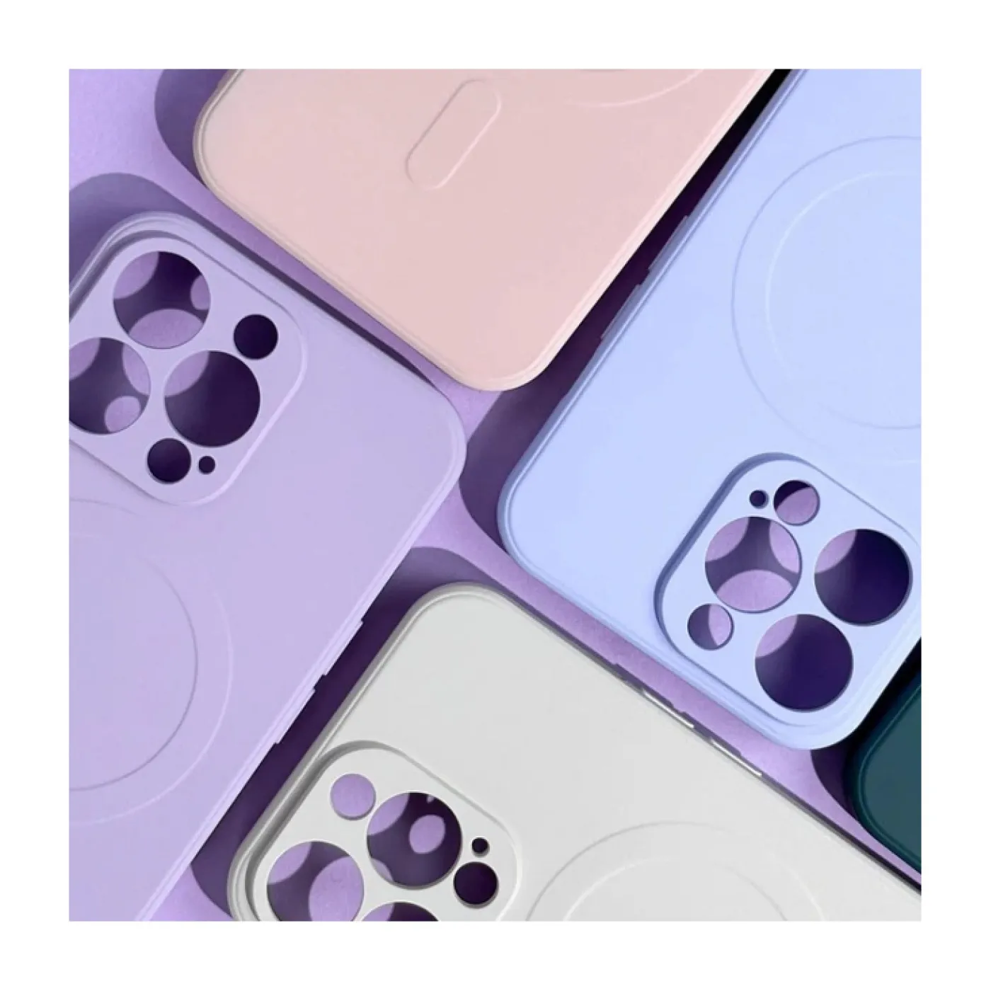 Чохол WAVE Colorful Case with Magnetic Ring iPhone 14 Pro Max Light Purple — фото 3
