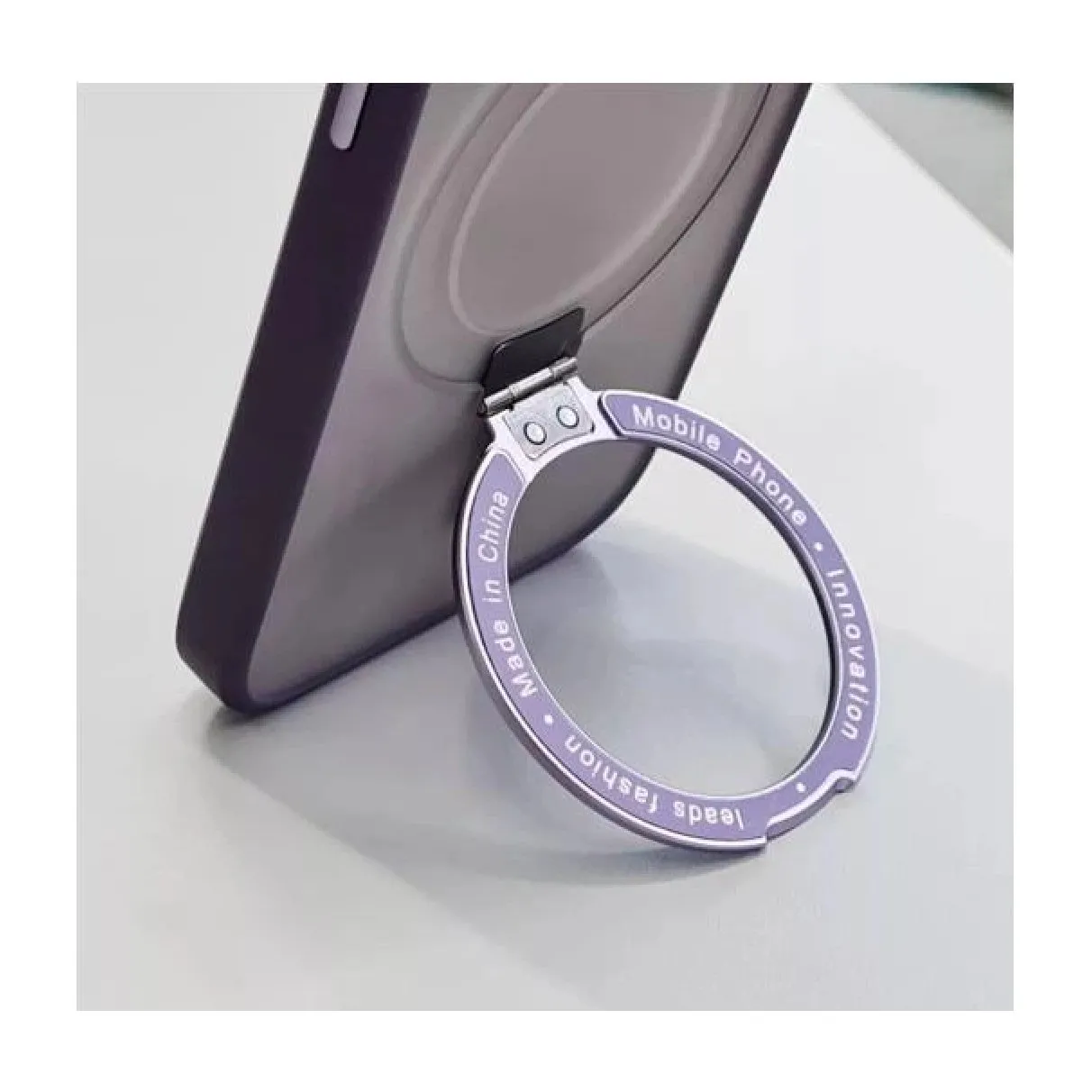 Чохол WAVE Premium Attraction Case with Magnetic Ring iPhone 13 Purple — фото 4