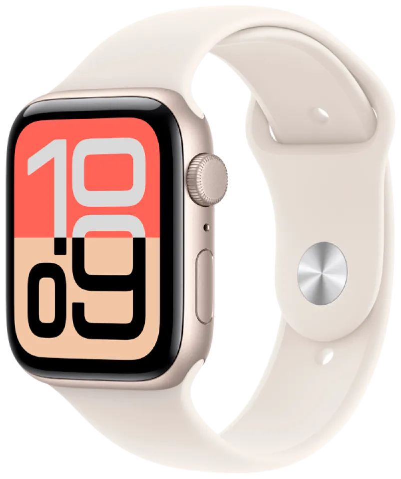 Годинник Apple Watch SE 3 44 мм Starlight Aluminium, Starlight Sport Band M/L, GPS