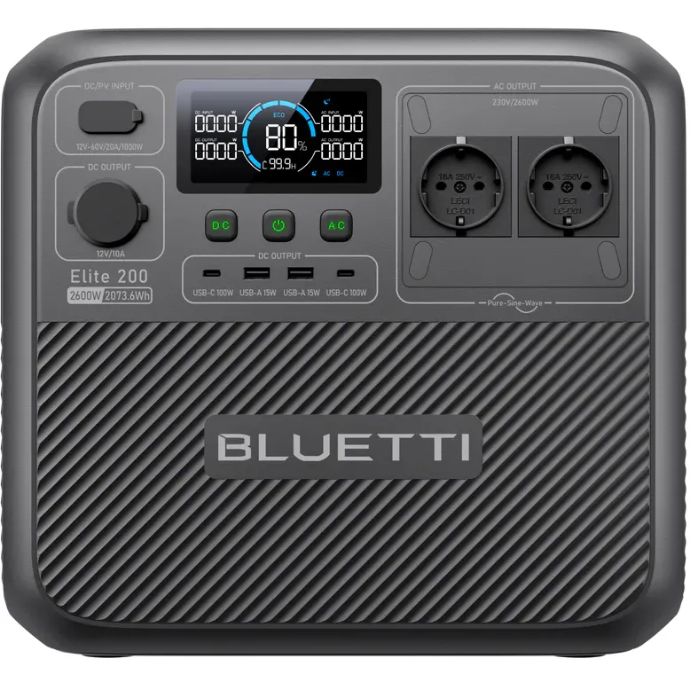 Зарядна станція BLUETTI Elite 200 V2 (2700Wh/2073Wh)