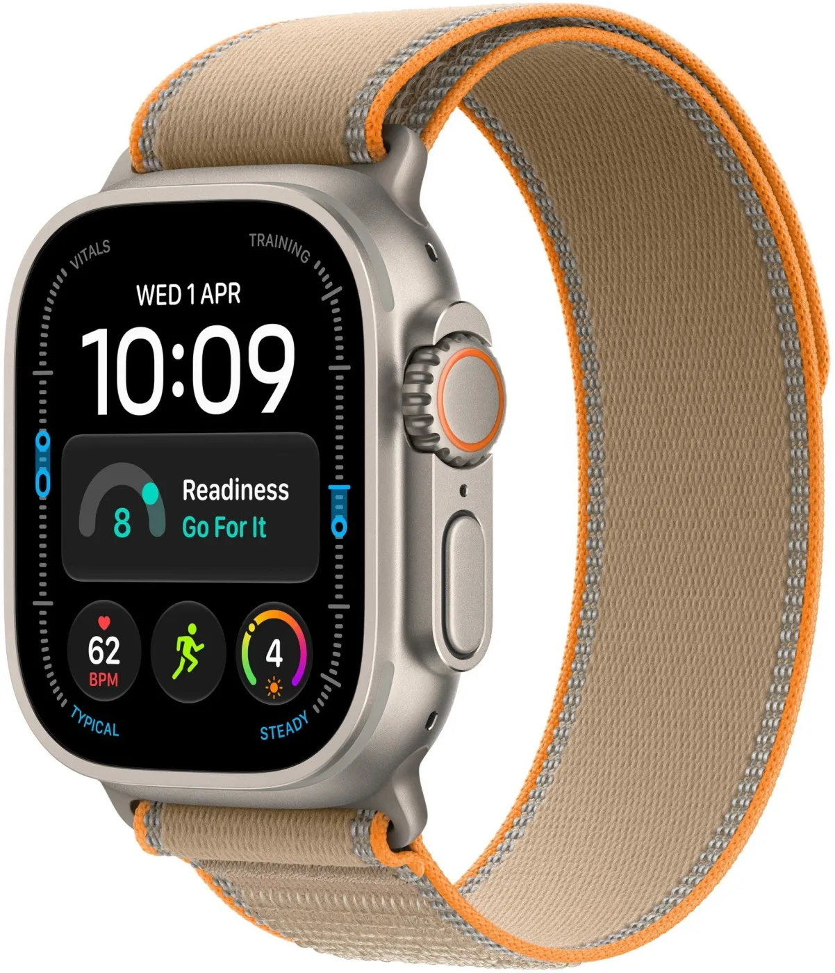 Годинник Apple Watch Ultra 4 49 мм Natural Titanium, Sand Trail Loop M/L, GPS + Cellular