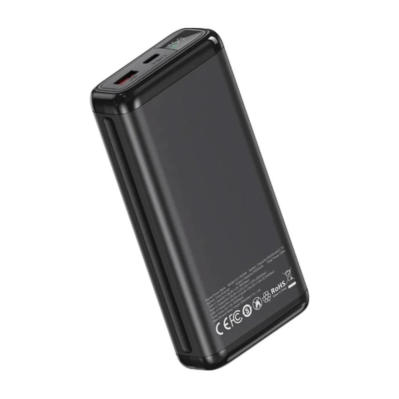 Повербанк XO PB309 20000 mAh Black — фото 2