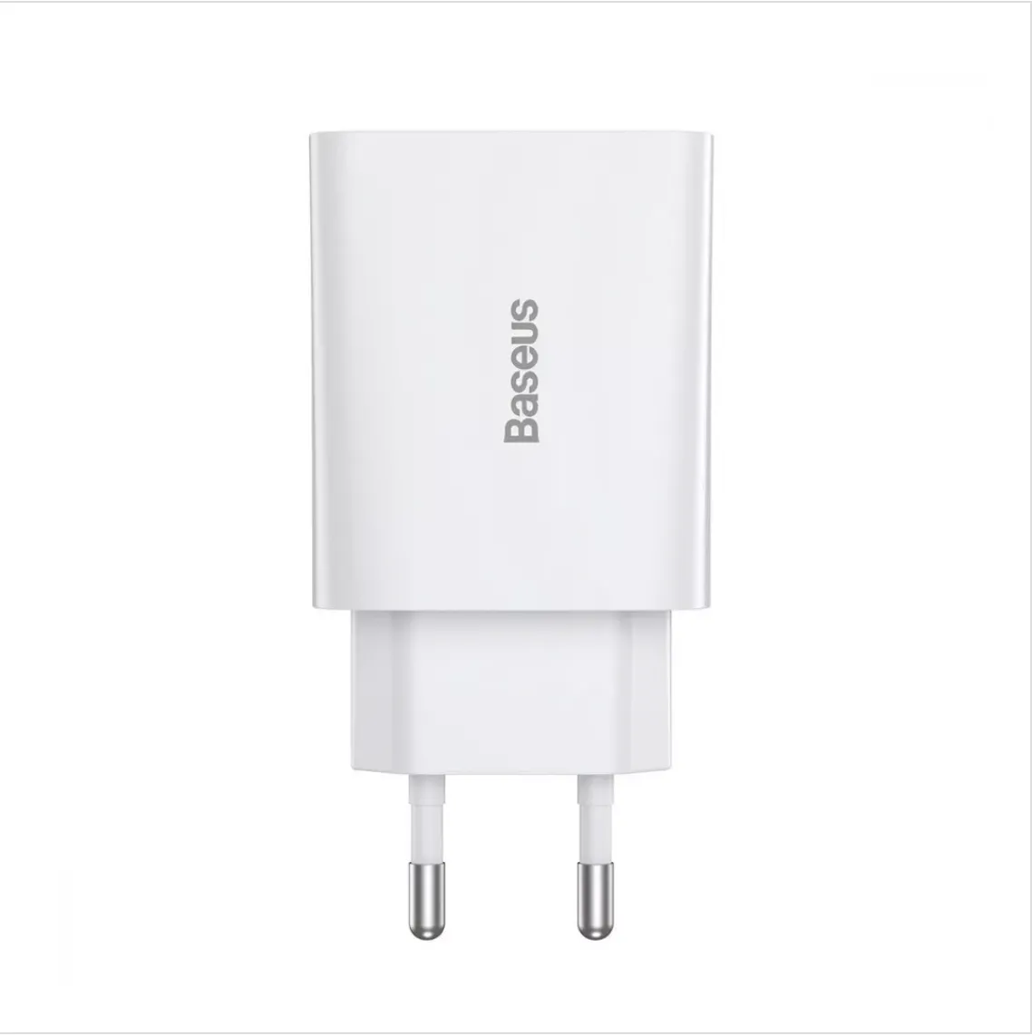Зарядний пристрій Baseus Speed Mini PD Charger 20W (1 Type-C) White