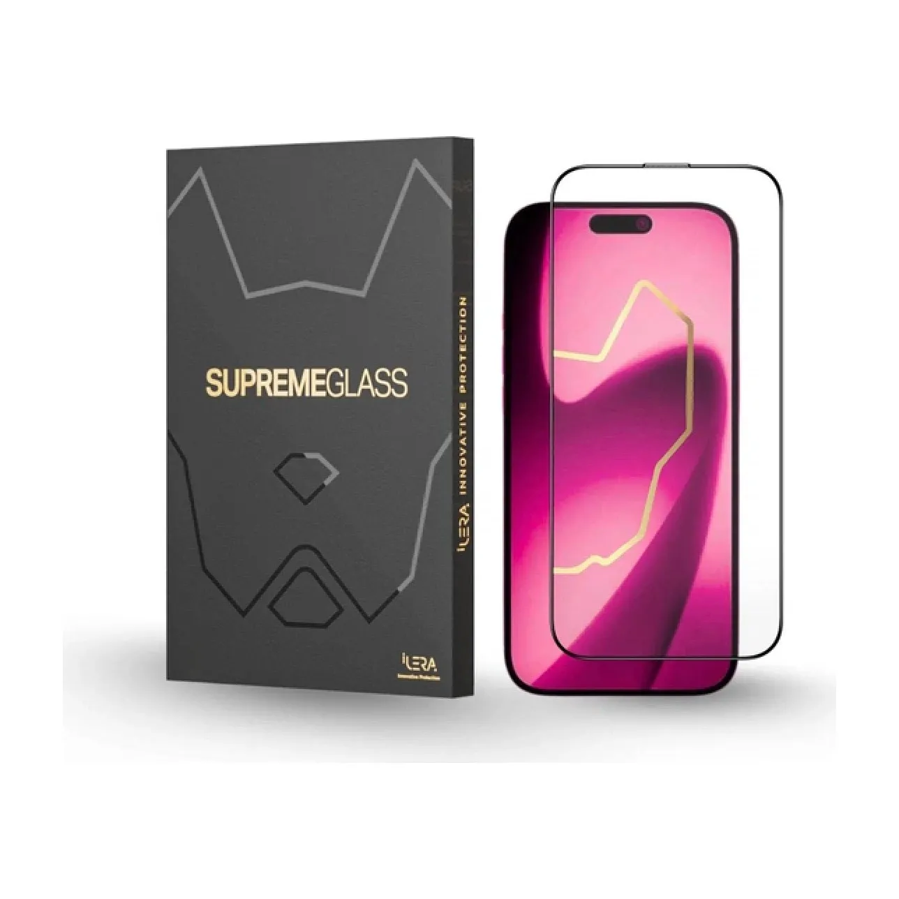 Захисне скло iLera DeLuxe FullCover для iPhone 17 Pro Max