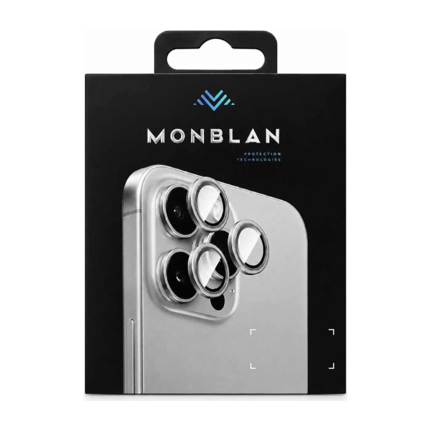 Захисне скло Monblan для камери iPhone 13Pro/13 Pro Max Metal Ring Series (Graphite)