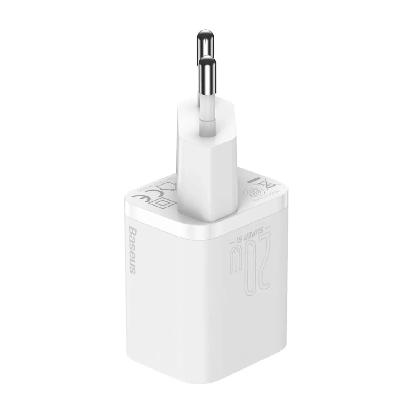 Зарядний пристрій Baseus Super Silicone PD Charger 20W (1Type-C) + Type-C to Lightning Blue — фото 11