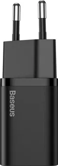 Зарядний пристрій Baseus Super Silicone PD Charger 25W (1Type-C) + Cable Type-C to Type-C 3A (1m) Bl — фото 2