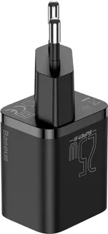 Зарядний пристрій Baseus Super Silicone PD Charger 25W (1Type-C) + Cable Type-C to Type-C 3A (1m) Bl — фото 3