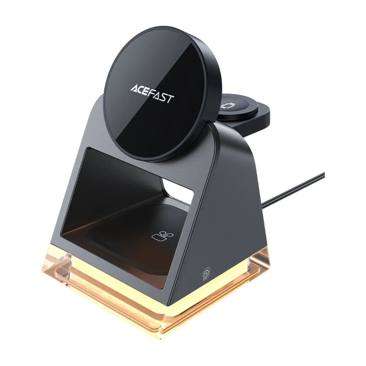 Зарядний пристрій Wireless QI 3in1 15W E17 Acefast